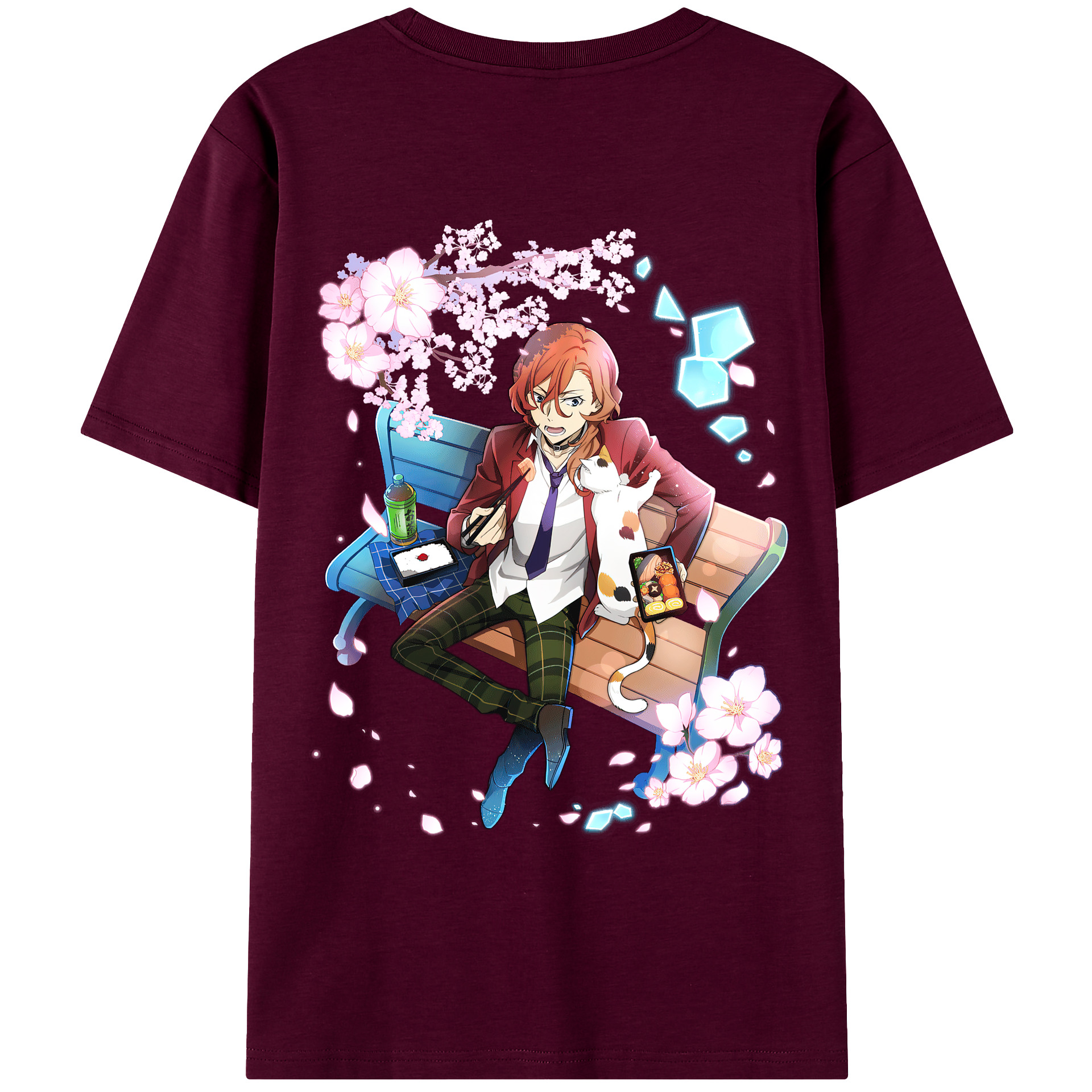 （画像用） 文豪ストレイドッグス Bungo Stray Dogs レディース半袖Tシャツ(バックプリント)